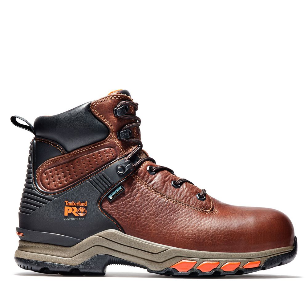 Bocanci De Muncă Timberland Barbati Maro/Negrii - Pro® Hypercharge 6\" Comp Toe - Romania - GQFJBN819